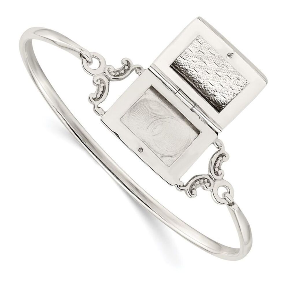 Kazi Luxury Sterling Silver Polished Rectangular … - image 2